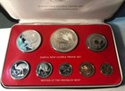 1978 Papua New Guinea - Official Proof Set W  2 Silver    Coa - 1 7 Oz Asw -rare