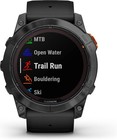 Garmin Fenix 7x Pro Solar Slate Gray Watch With Black Band 010-02778-00