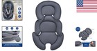 Newborn To Toddler Car Seat Head And Body Support Pillow - Stylish Grey Comfort