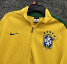 Nike Jacket Men s Large Brazil National Soccer Football Club Full Zip Cbf 2014