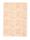 Matchbox Labels Vintage Full Line Uncut Czechoslovakia 1960 s