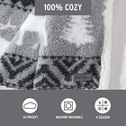 - Blanket  Super Soft Reversible Sherpa   Brushed Fleece Bedding  Throw Blank   