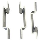 Lot Of 3 Flexlink Xlcs 64 Beam Support Brackets Conveyor Hardware W  5 T-bolts