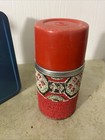 Vintage Aladdin Metal Lunch Box Lunchbox With Thermos 