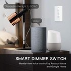 Moes Wifi Rf Smart Dimmer Light Switch Wall Touch Glass Panel Alexa Google App
