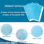 20 Pieces Disposable Bed Sheets Bed Cover Spa Massage Table Sheet Waterproof Bed