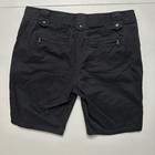 Ann Taylor Black Bermuda Shorts Casual Everyday Comfort Pockets Size 10