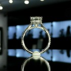3 ct Radiant Cut Moissanite Vvs1 Engagement Ring Solid 14k White Gold Size 6 5