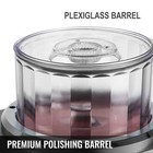 Magnetic Tumbler 180mm Jewelry Polisher Finisher Machine 200g Steel Pins