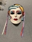 Lot Of 5 Vintage 80   s Vandor Clay Art Face Ceramic Wall Hangers Masks Free Shipp