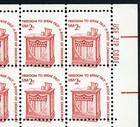 1582  Mnh 2   Misperfed Freak Efo Error Sheet Of 100 Stamps - Stuart Katz