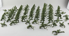 Vintage  Green Plastic Toy Wwii Soldiers United States Army 80  Pc Lot Apx 2  T
