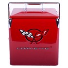 Classic Corvette Picnic Cooler American Retro Red