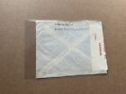 Palestine Wwii Censor Cover  bi-value Franking 105c Rate  via Clipper  haifa Cds