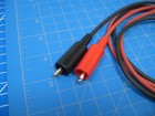 Custom Test Lead - Vintage Gear - Banana Plugs To Alligator Clips mueller Bu-60 