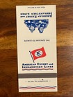 American Export Isbrandtsen Lines Matchbook Cover Cruise Mediterranean Europe