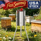 2-4 Frame Honey Extractor Spinner  Steel Manual Beekeeping Centrifuge Stainless