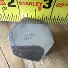 Sterling Silver Hexagon Hinged Pill Box Case  19 8g Silver