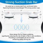 Suction Grab Bar For Shower Bathtub  Upgraded Heavy Duty Non-slip Grip Handle   