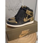 Air Jordan 1 Retro High Og Black Metallic Gold Sail Mens Size 14 Shoes