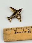 Aviation Airplane Plane Pilot Gold Tone Vtg Pin Usaf Wwii Military Defense