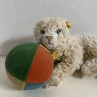Vintage Steiff Minou Cat  Ball  Bear Stuffed Plush 2754 25  Tags And  Buttons