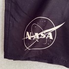 New  Hyper Space Nasa Swim Trunks Boys Large Black Graphic Upf 50  Mesh Lined