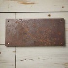 Sheriff Cast Iron Wall Plaque