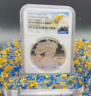 Mint  Proof 2023 W  1 Silver Eagle Fr Ngc Pf70 Uc Congratulations Set  1 Of 433 