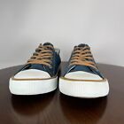 Harley Davidson Burleigh Shoes Women s 9 Blue White Leather Sneakers D84589