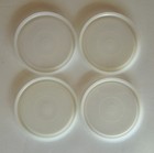 Tupperware Vtg lot 4  Sheer  g  Replacement Seal lids  New   Snack Cup  Tumbler