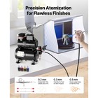Uimoso Airbrush Kit With Compressor  Tank  Single Airbrush  And 3 Nozzles