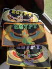 Egypt Embroidered Black Zipper Makeup Bag Pouch   egypt  Design