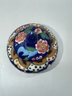 Vintage Turkish Kutahya Ginger Jar Hand Painted Raised Surface Beautiful