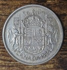 1956 Canadian Canada 50 Cent Half Dollar 80  Silver    3 Tr Oz   11 66 Grams