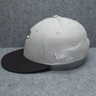 Lansing Lugnuts Hat Cap Fitted Mens 7 1 2 Gray Black Milb Minor League Baseball