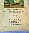Antique January 1915 Nursery Rhyme Advertising Calendar By Clara Burd Lansing Mi