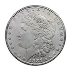 1887-o 90  Silver Morgan One Dollar Coin Brilliant Uncirculated Collection