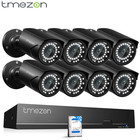 8ch Poe Nvr Kit Ip Camera Full Hd Home Office Recording System Ip66 Waterproof