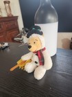 Nwt 8  Winnie The Pooh Snowman Mini Bean Bag Plush Disney Store Holiday 