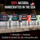 Organic Bar Soap Gift Set For Men 4 Pack Cold Pressed Handmade Usa 5 Oz