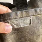 Vintage Waxed Canvas Tin Cloth Filson Ll Bean Style Tool Utility Bag Tote Usa