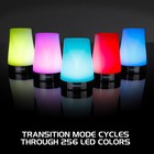 Portable Bedside Night Light Lamp With Color Led s   Rechargeable Battery