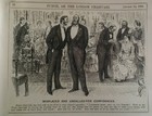 1882 Antique Illustration Print Original Rare Vhtf Punch Fashion Conversation Uk