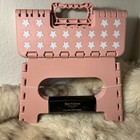 Nwt Juicy Couture Step Stool - Pretty Pink With Stars