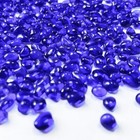 Colorful Blue Sea Glass Pebbles Aquarium Gravel Fish Tank Rocks Small