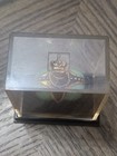 Vintage Prince Matchabelli Wind Song Perfume Bottle Green Crown In Original Box