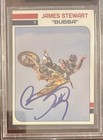 James    bubba    Stewart Signed Custom Card Motocross Racing Legend Beckett Auto
