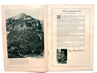 Rare 1920 Travel Booklet  glacier National Park  Intro By Mary Roberts Rinehart 
