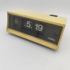 Copal Rp-200 Digital Flip Clock  Alarm White Vintage Used Patapata From Japan
